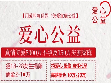 姜堰捐卵助孕生子 爱心志愿者招募
